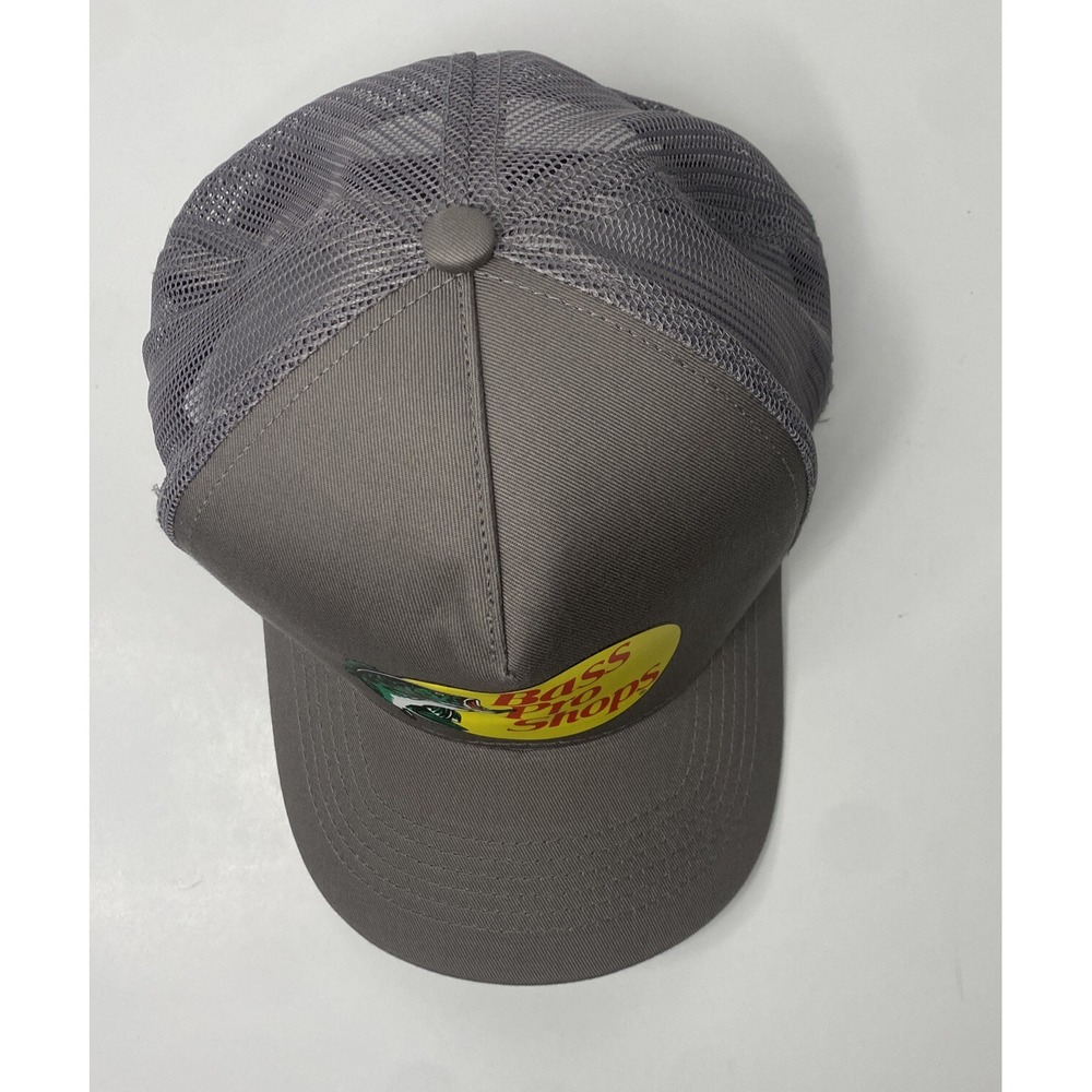 Bass Pro Shops SnapBack Trucker Hat. Gray.One Size Fits All. Excellent Condition - Picture 5 of 8